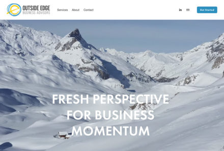 Outside Edge Business Advisors Website Design & Development