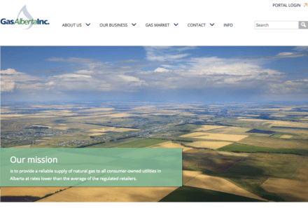 Gas Alberta Website Developed