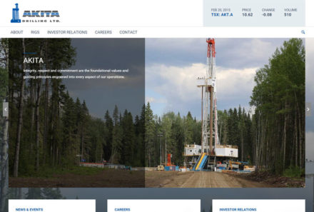 Akita Drilling website launched