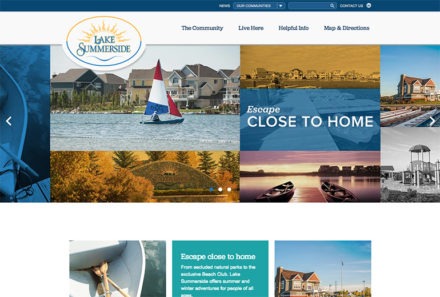 Lake Summerside Community Site Launched